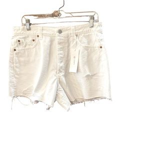 AG women’s denim white shorts Sz 30R‎ NWT